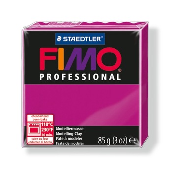 Lut polimeric Fimo Professional pentru modelaj True magenta STH-8004-210